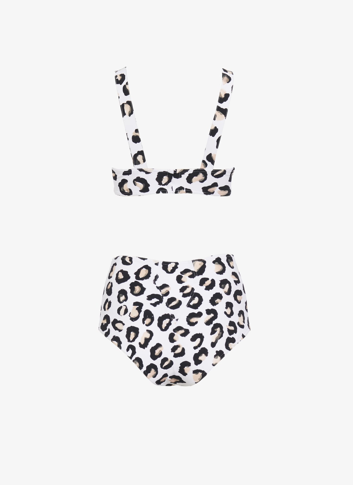 Alaïa leopard Bikini ALAÏA WHITE/BLACK ALAÏA LEOPARD BIKINI